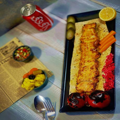  عکس خوراک جوجه زعفراني (سينه)