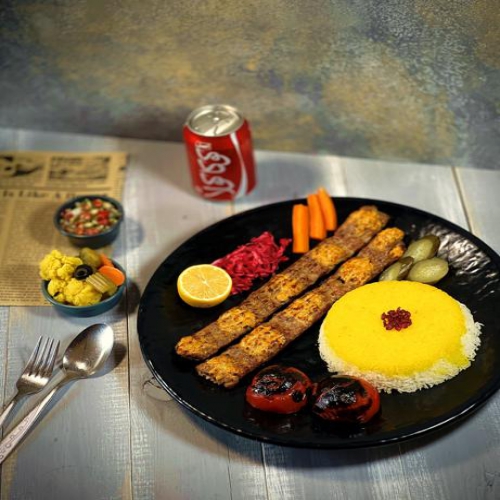  عکس چلو کباب نگين دار