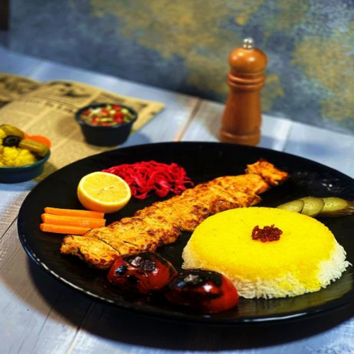  عکس چلو جوجه زعفراني (سينه)